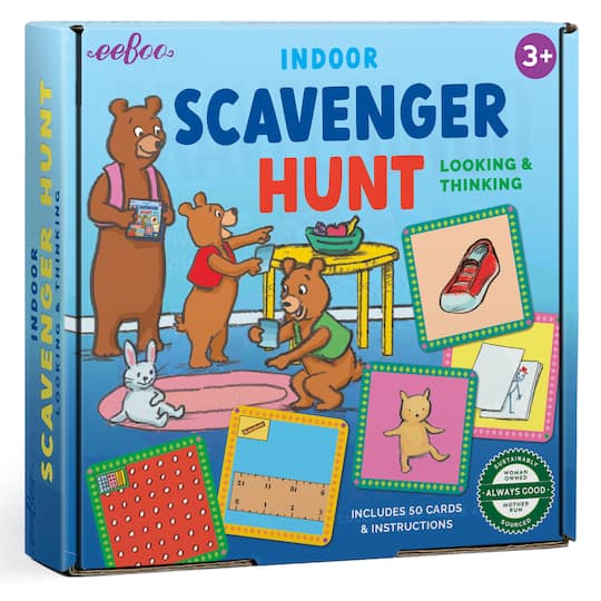 eeBoo Indoor Scavenger Hunt Game